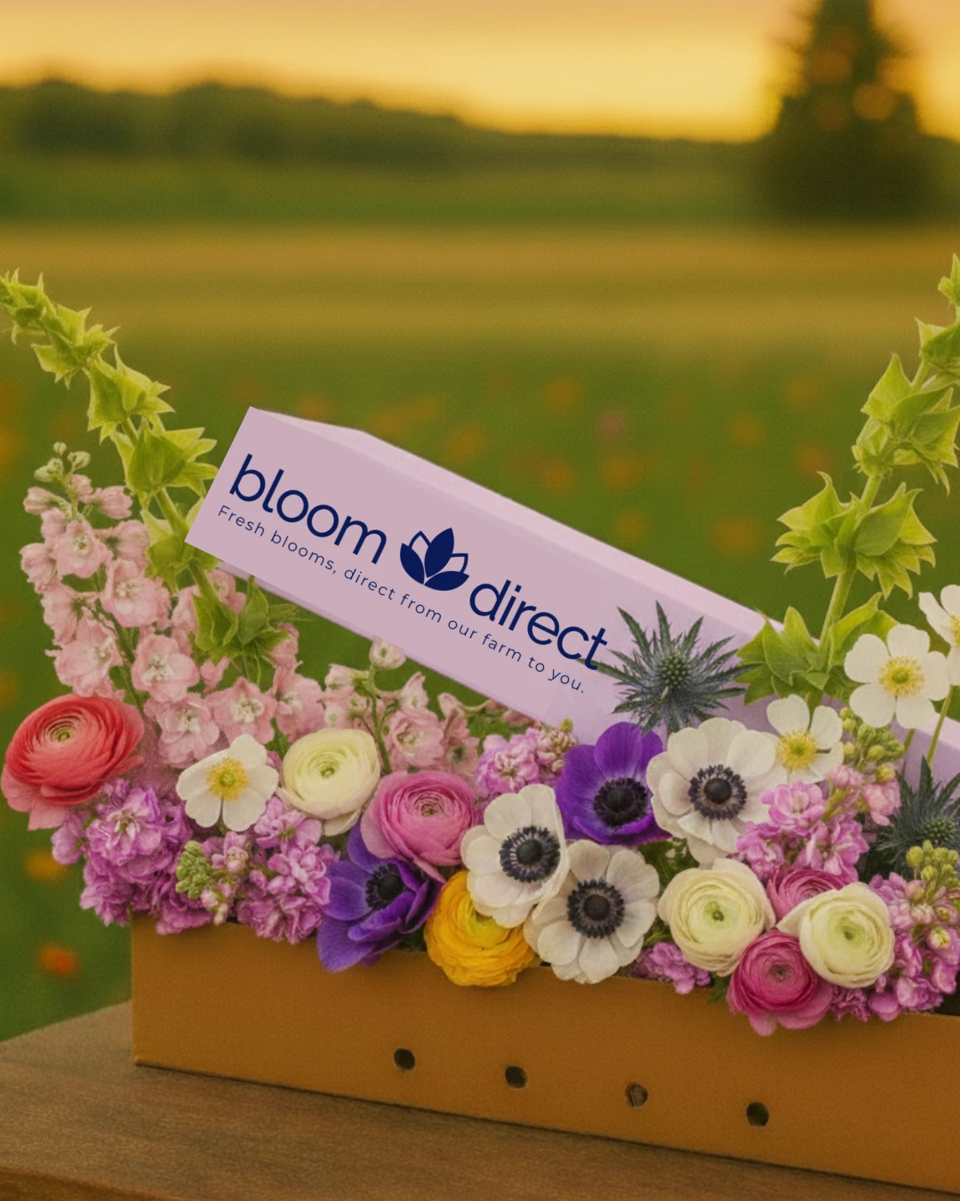 Spring Accent Floral Box
